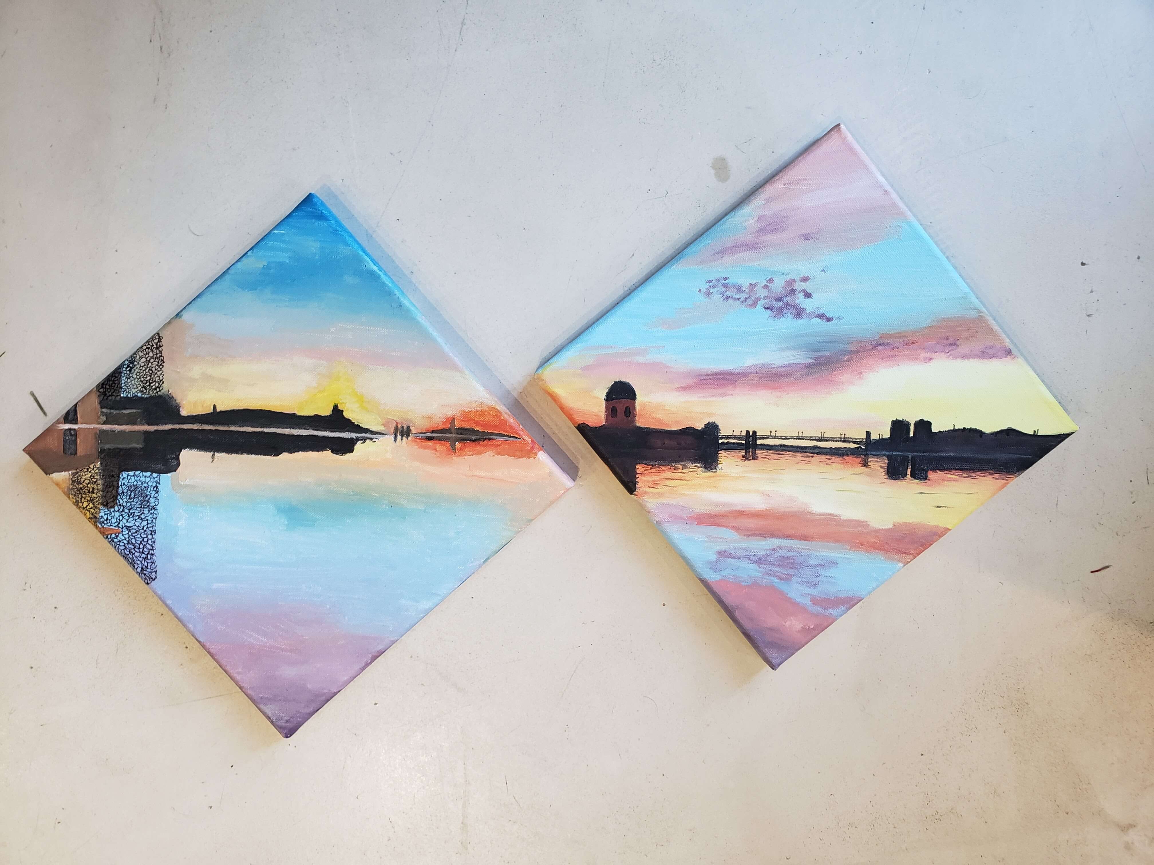 tableau représentant marseille et toulouse